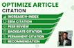 increase google scholar citation, backdated citation h index