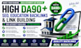 do high da90 SEO, education backlinks, and link building