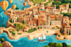 do vector map illustration and event map