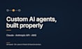 build a custom ai agent with claude code to automate your business workflows