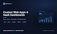 build a custom react saas dashboard and web application
