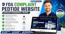 develop a biotech peptide website with fda focused compliance system