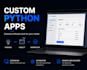 build a custom python desktop application with gui
