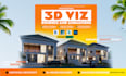 do exterior and interior design, create realistic 3d rendering and 3d models