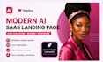develop modern saas landing page, webflow website, webflow redesign, webflow