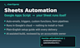 automate google sheets with apps script triggers and custom functions