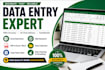 do accurate and fast data entry in excel and google sheets