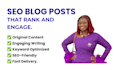 write SEO blog posts and articles