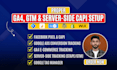 setup ga4 ecommerce, google ads conversion, server side tracking via GTM