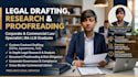 do professional legal research, contract drafting, and legal proofreading