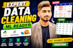 automate excel CSV data cleaning with python pandas and numpy scripts