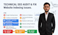 do technical SEO audit and fix website indexing issues
