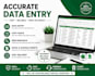 do accurate data entry, copy paste and web research