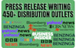 do press release writing, pr distribution, submit press release, yahoo finance