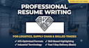 write a professional skilled trades and logistics resume
