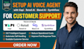 setup ai voice agent with vapi retell ai bland ai synthflow for customer support