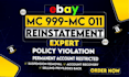 help with ebay account restricted issue and appeal