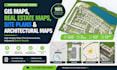 design gis maps, real estate maps, site plans, and architectural maps