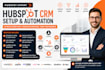 hubspot crm setup workflow automation crm automation api integration