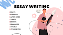write essays, resarch papers, and meta analysis