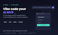 vibe code your ai mvp with ux design using replit and bolt