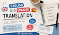 traduciré documentos entre inglés y español