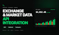 integrate crypto exchange and market data api into your app