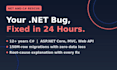 fix bugs in your asp net, dotnet core, or c sharp app within 24 hours