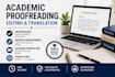 proofread and edit your academic paper