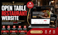 build opentable restaurant website with online reservation integration