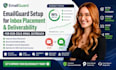 setup emailguard inbox placement deliverability for b2b cold email outreach
