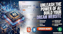 develop a fast HTML CSS and javascript landing page or website