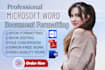 organize document layout microsoft ms word document formatting document editing