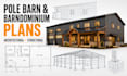 do architectural and structural pole barn barndominium plans