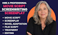 write screenplay movie script TV pilot and feature film script