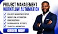 setup project management systems,