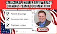 structural engineer review ready drawings permit documentation construction plan