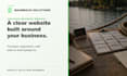 design a clear one page website for your small business
