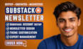 setup substack account design substack newsletter substack posts management