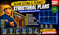 design beam layout, beam sizing, structural calculations permit ready drawings
