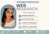 do accurate web and market research, and data collection