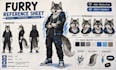 create furry reference sheet fursona ref sheet furry oc character sheet