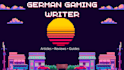 write german gaming articles