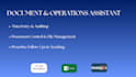 be your document and operations assistant