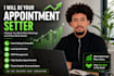 generate b2b leads and book qualified appointments