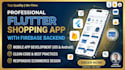 develop a professional flutter shopping app with firebase backend