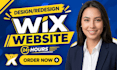 build wix website design and redesign, wix ecommerce website development