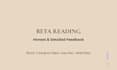be your honest and detailed beta reader