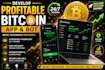 develop profitable bitcoin app, bitcoin bot on smartphone, laptop