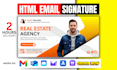 create clickable HTML email signature gmail outlook apple mail signature